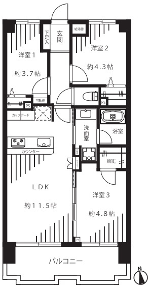 間取り：313004653860