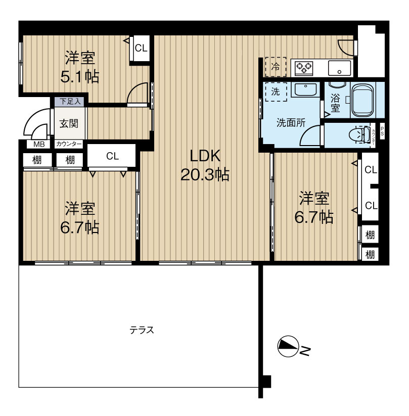 間取り：328000647776