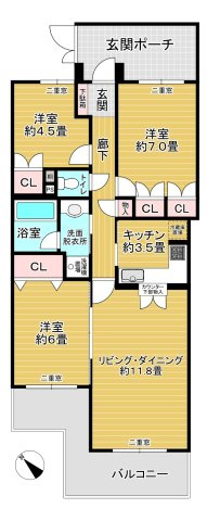 間取り：312001235517