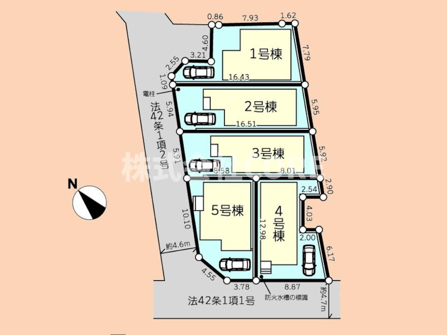 こちらは5号棟です