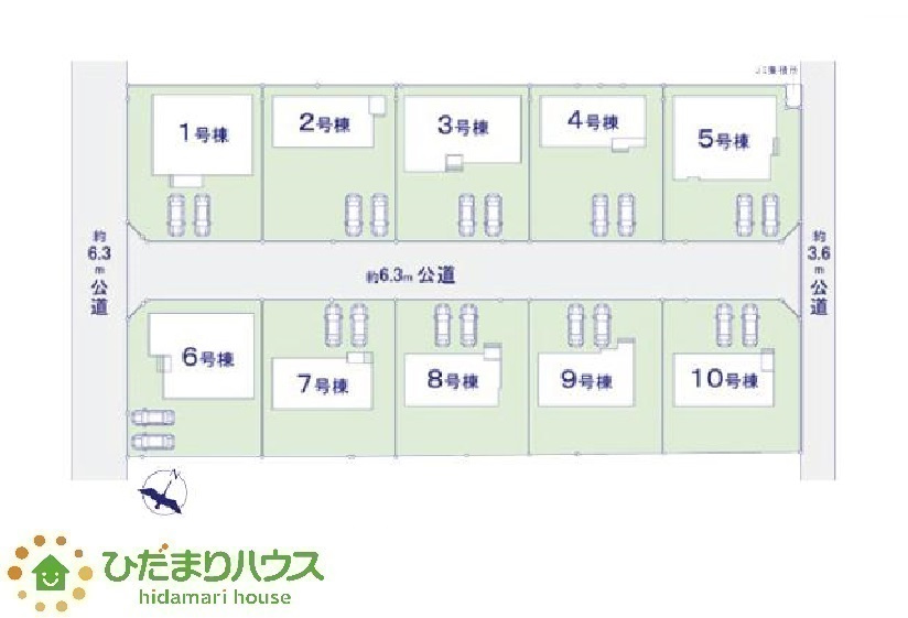 陽当たり良好で昼間は電気いらず。