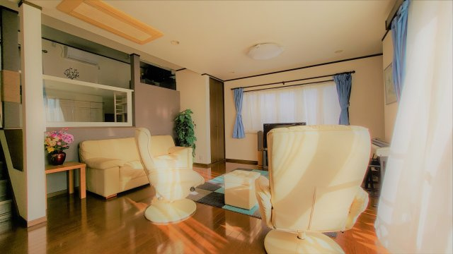 晴れた日には、LDKから望む開放感あふれる眺望が魅力　お住まいの頃の写真（現在空室）