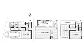 神戸市兵庫区氷室町　新築一戸建ての間取り