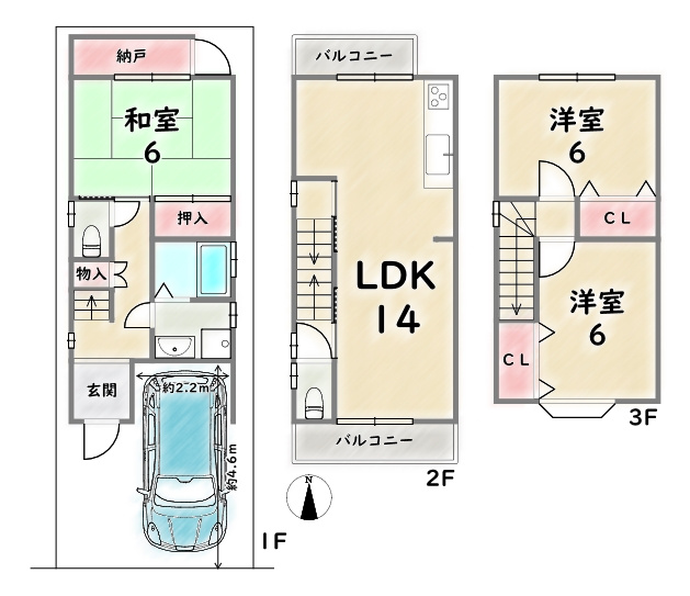間取り：326000259418
