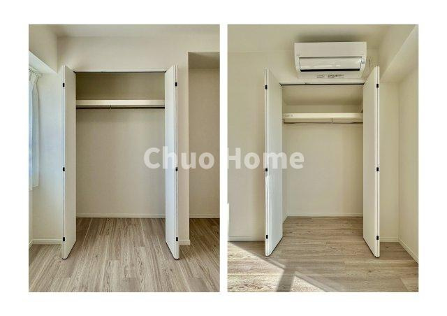 居室にはクローゼットを完備し、自由度の高い家具の配置が叶うシンプルな空間です。お子様の成長と必要になる子供部屋を与えるにはぴったりの間取りですね。