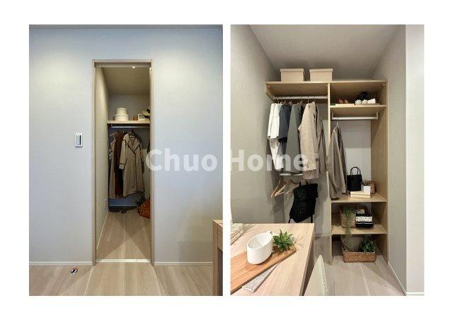 居室にはクローゼットを完備し、自由度の高い家具の配置が叶うシンプルな空間です。お子様の成長と必要になる子供部屋を与えるにはぴったりの間取りですね。