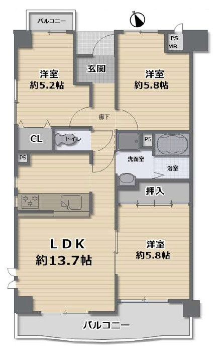 間取り：327002234215