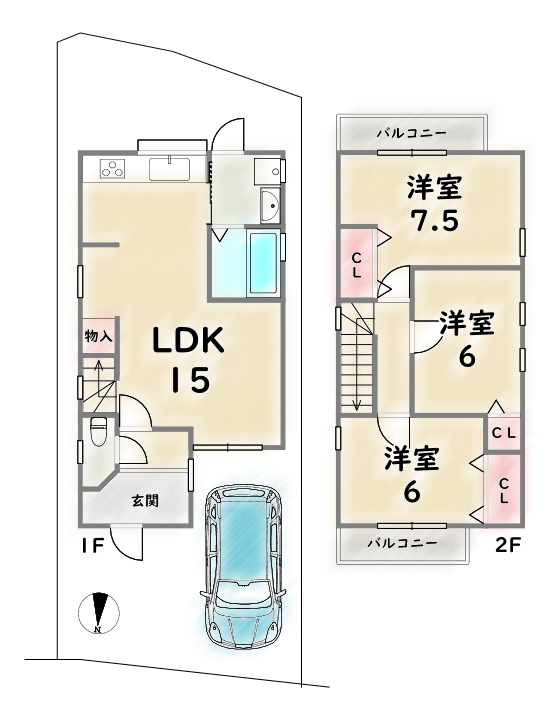 間取り：326000267610