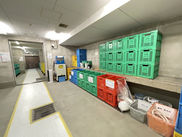 ゴミ捨て場もしっかり管理されています。