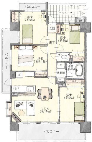 間取り：323000522488