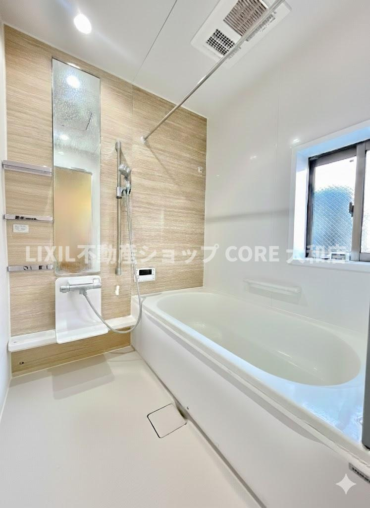 1坪のお風呂　※CGで小物等を消しております。実際には小物等が設置されています。