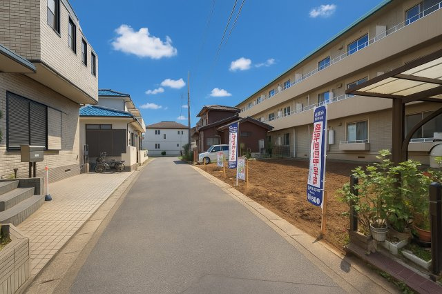 敷地約30坪・自由設計で夢のマイホームはいかがでしょうか！希望の間取りが叶いやすい整形地です！