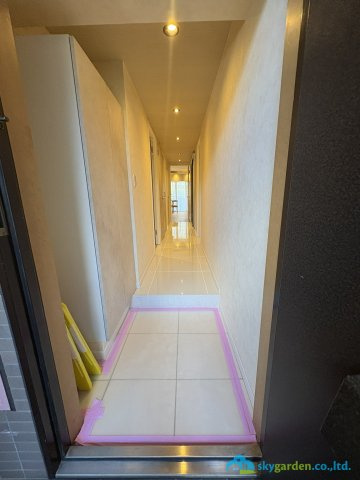 ゆったりとした玄関です
