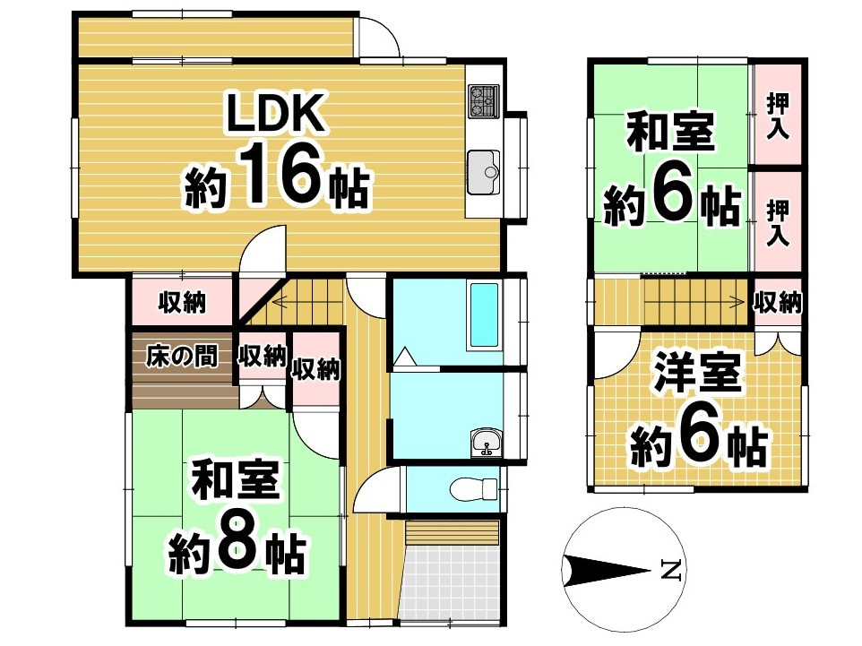 ※間取り図と現況が異なる場合には、現況を優先いたします。