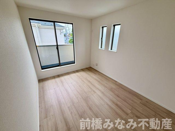 【 新築 渋川市石原　A号棟(全３棟)　ハートフルタウン　新築建売分譲の洋室】