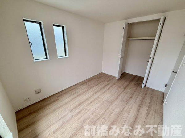 【 新築 渋川市石原 A号棟(全3棟) ハートフルタウン 新築建売分譲の洋室】