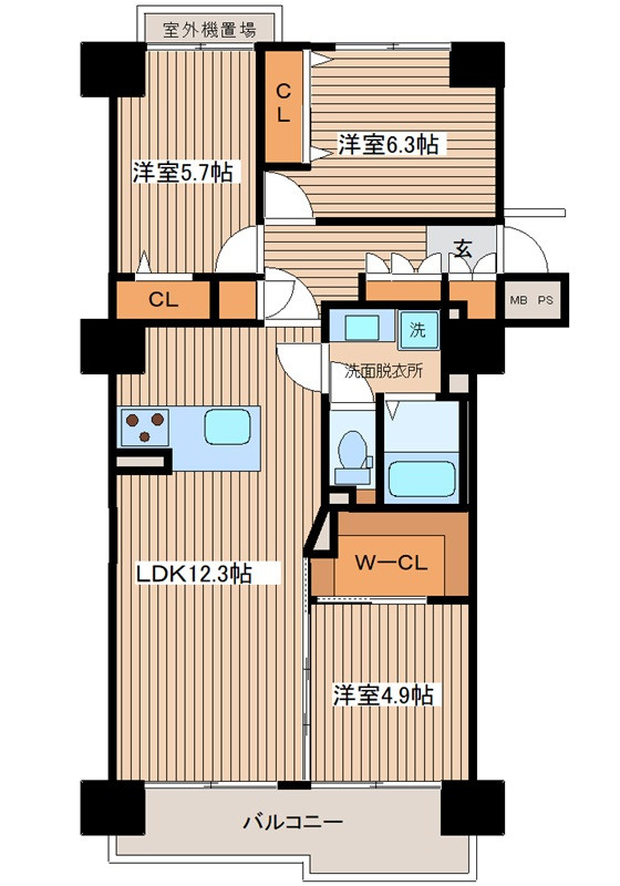 間取り：334000236383