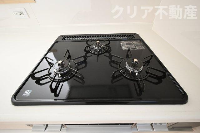 三口コンロで家事効率アップ！