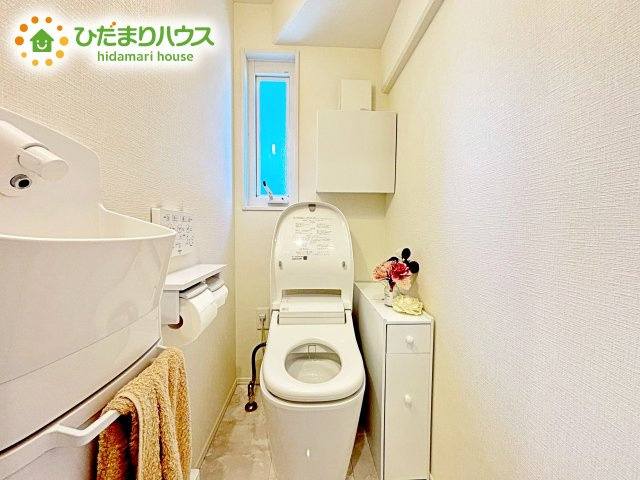 節水できるトイレで、少ないお水でもしっかりと洗浄してくれます！