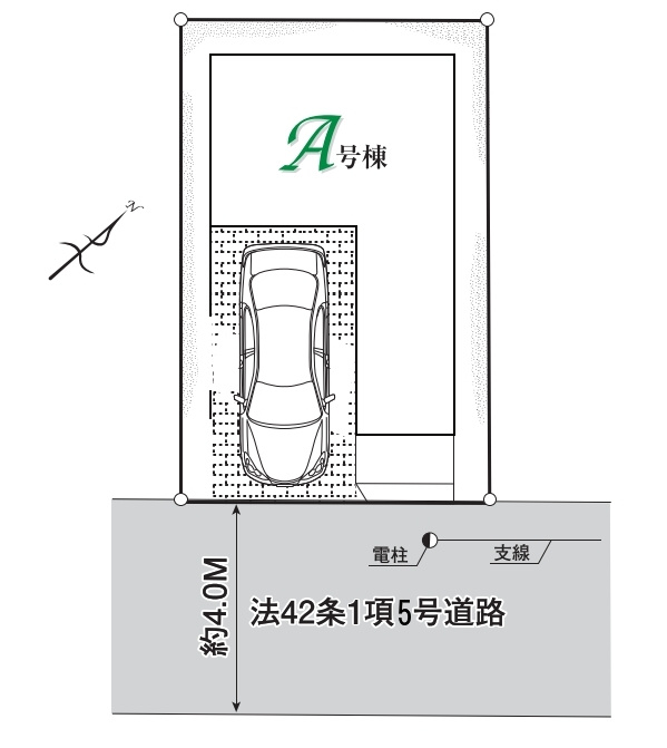 ZEH水準の省エネ住宅　※図面を基に作成しています。現況と異なる場合は現況を優先いたします。