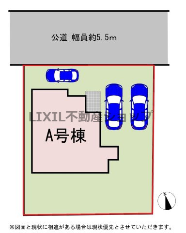 【区画図】A号棟　区画図です。