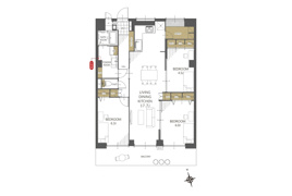 スカイマンションC棟の間取り