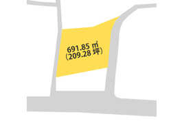 海南市九品寺・土地・56900の区画図