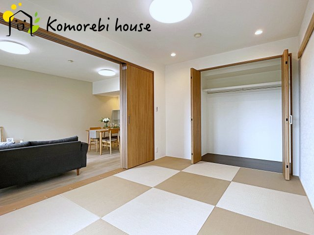 和室がひろがる居住スペース