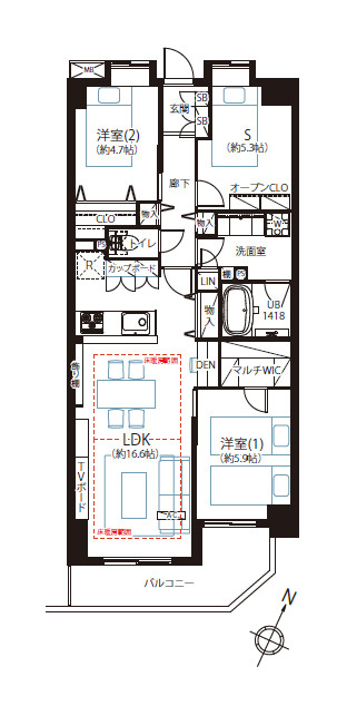 間取り：313004652735