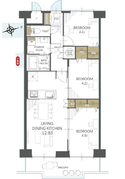 間取り：334000236385