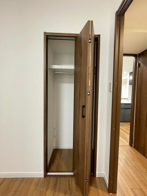 各居室に収納がついており、家族で使い分けしやすくなっています。　