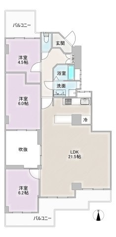 間取り：323000497364