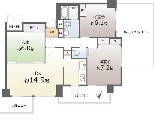 間取り：326000249695