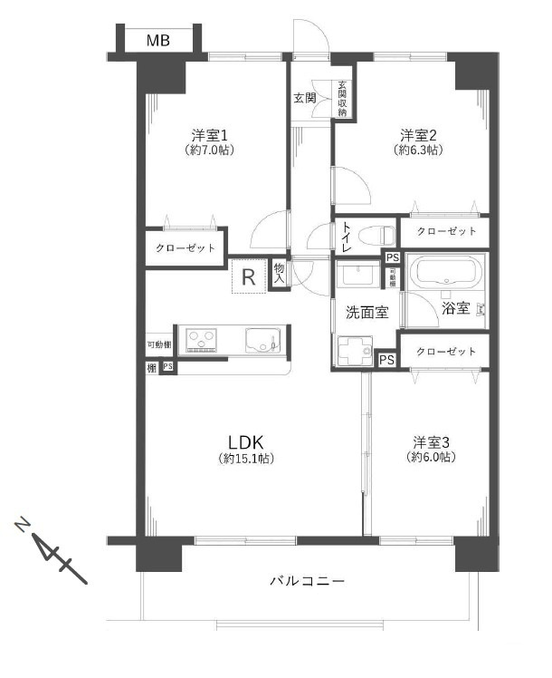 間取り：311002461436