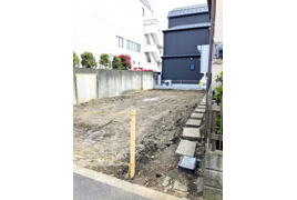 江戸川区中央２丁目　建築条件なし売地の外観