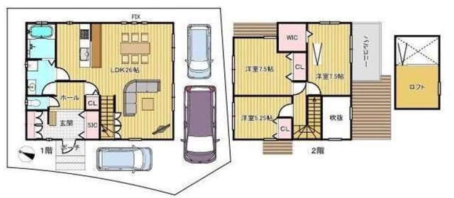 間取り：327001603305