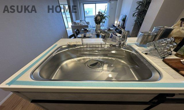 お手入れしやすいシンクです。