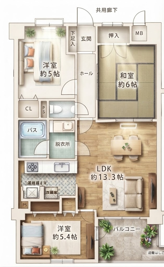間取り：328000686228