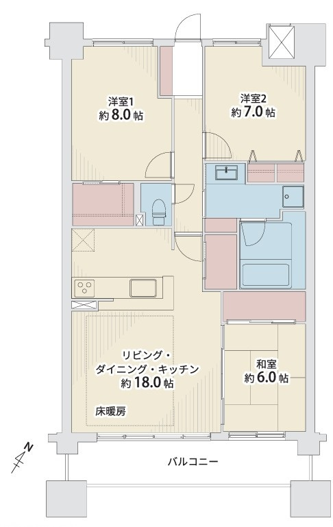 間取り：328000623331