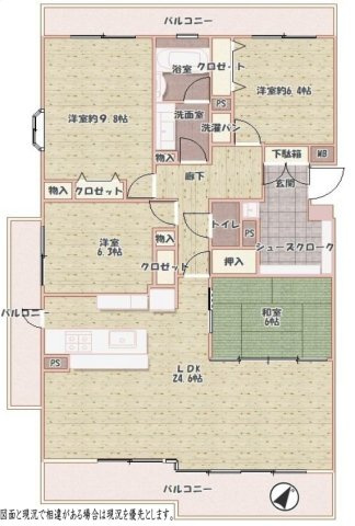 間取図です