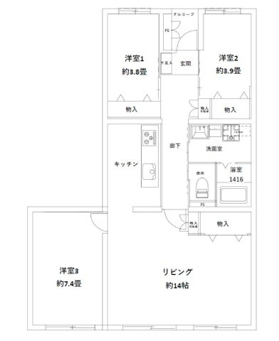 間取り：334000255408