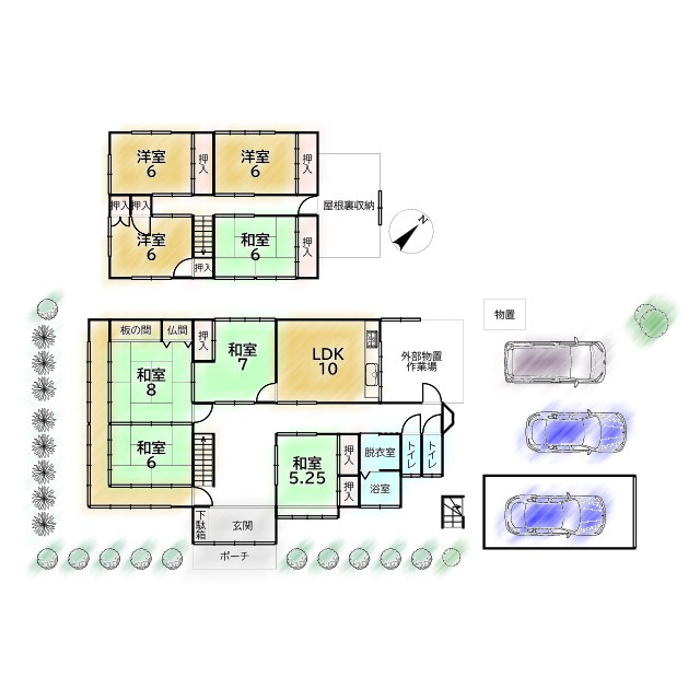 間取り：326000216172