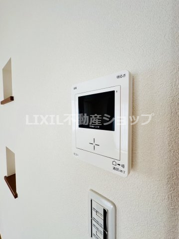 【真岡市長田5丁目 中古住宅のTVモニター付きインターフォン】