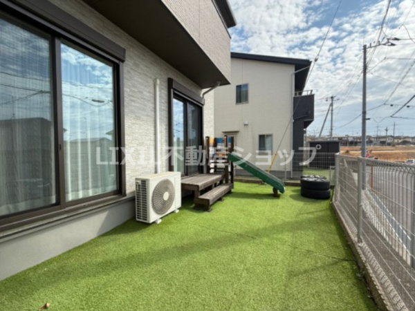 【真岡市大谷台町 中古戸建の庭】