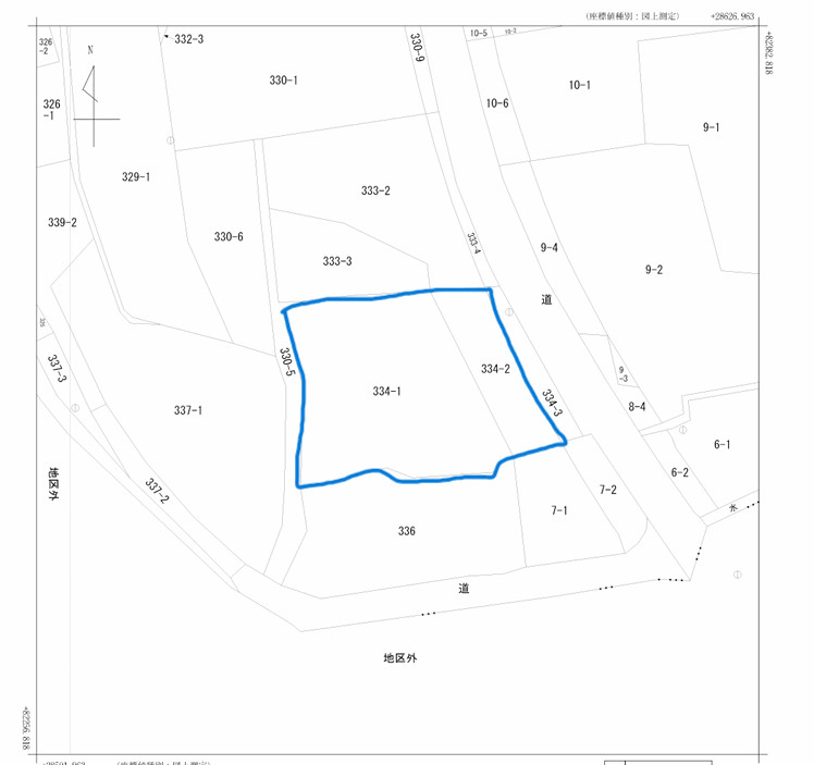 区画図：309000091034