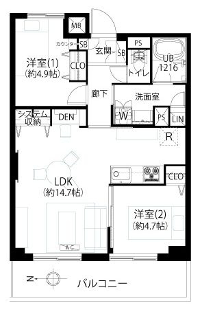8階部分・・日当たり・通風・眺望良好。新規リノベーション施工が完了いたしましたのでいつでも内覧が可能です。安心のアフターサービス保証付きですのでご購入後も安心して暮らせます。