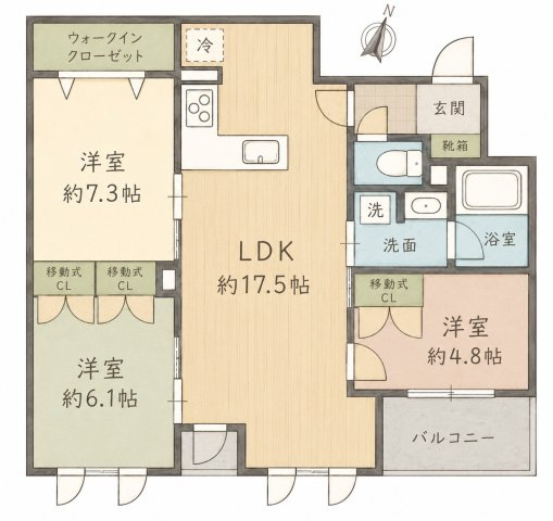 間取り：346000044382