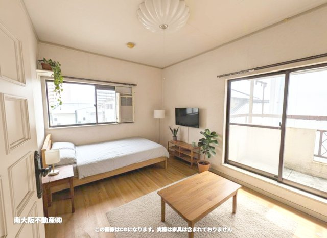 二階洋室。家具を置いたイメージです。