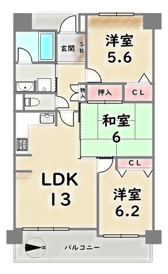 間取り：326000234366