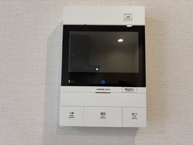【防犯】ＴＶモニター付きインターホン、防犯にも安心です♪